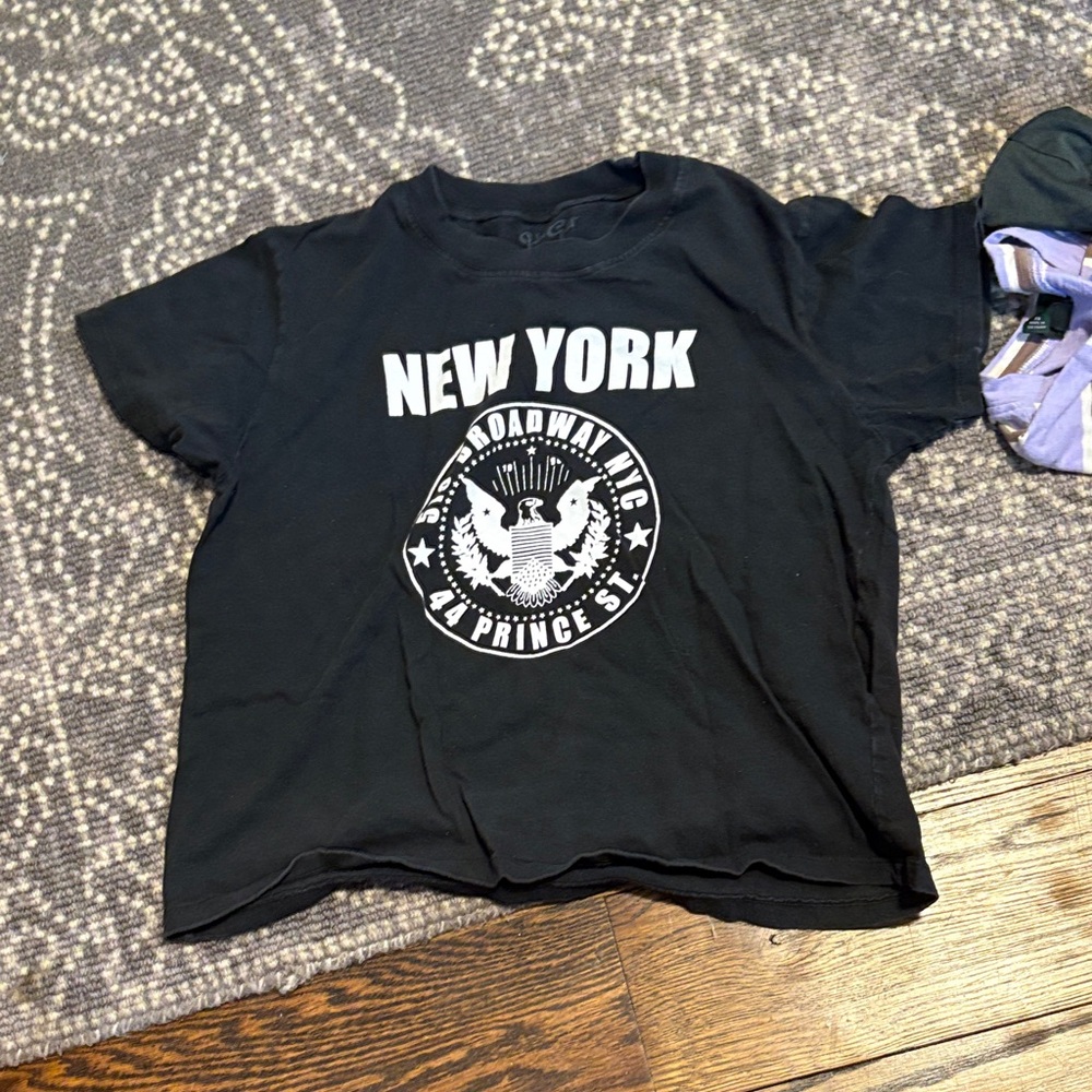 Black New York Kids T-Shirt